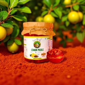 TARA-RA-RA Lemon Pickle – Handcrafted Nimbu Achar with Authentic Spices | Tangy & Spicy Homemade Taste | 1kg