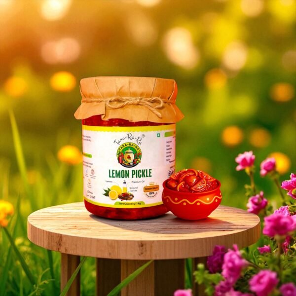 TARA-RA-RA Lemon Pickle – Handcrafted Nimbu Achar with Authentic Spices | Tangy & Spicy Homemade Taste | 1kg - Image 2