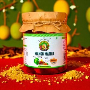 TARA-RA-RA Mango Methia Pickle | Authentic Homemade Taste | Aam Ka Achar with Methi Masala | Made with Handpicked Raw Mangoes & Spices | Traditional Indian Recipe | 500g