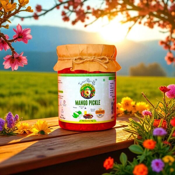 TARA-RA-RA Mango Pickle | Authentic Homemade Taste | Aam Ka Achar | Made with Handpicked Raw Mangoes & Spices | Traditional Indian Recipe | 1kg - Image 2