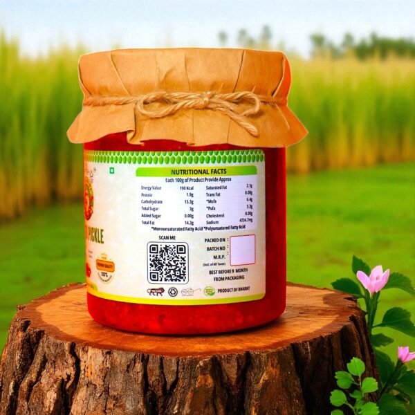 TARA-RA-RA Mango Pickle | Authentic Homemade Taste | Aam Ka Achar | Made with Handpicked Raw Mangoes & Spices | Traditional Indian Recipe | 500g - Image 4
