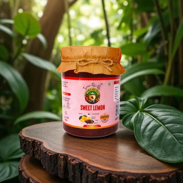 TARA-RA-RA Sweet Lemon Pickle – Authentic Indian Nimbu Achar | Tangy, Sweet & Mildly Spicy Homemade Taste | 1kg - Image 2