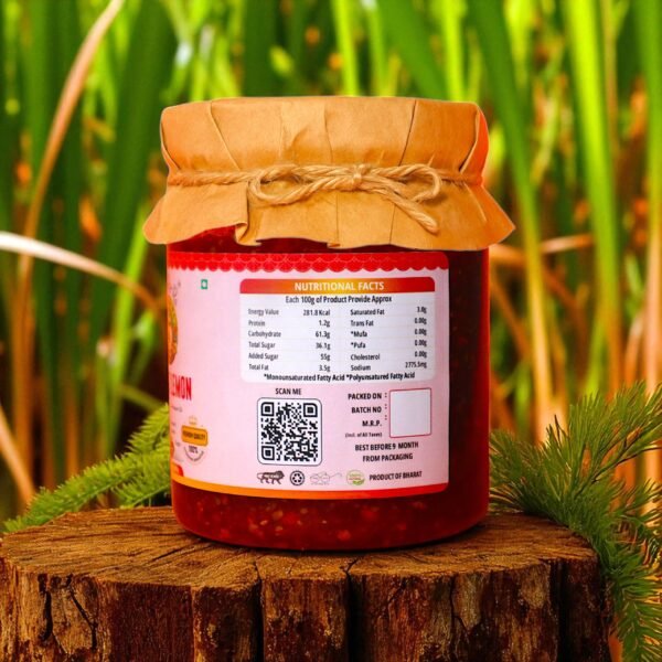 TARA-RA-RA Sweet Lemon Pickle – Authentic Indian Nimbu Achar | Tangy, Sweet & Mildly Spicy Homemade Taste | 500g - Image 3