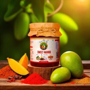 TARA-RA-RA Sweet Mango Pickle | Authentic Homemade Taste | Aam Ka Mitha Achar | Handcrafted with Farm-Fresh Mangoes | Traditional Indian Achar | 1kg