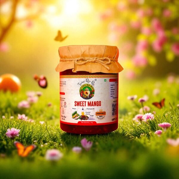 TARA-RA-RA Sweet Mango Pickle | Authentic Homemade Taste | Aam Ka Mitha Achar | Handcrafted with Farm-Fresh Mangoes | Traditional Indian Achar | 1kg - Image 2