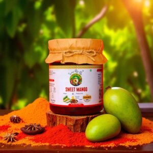 TARA-RA-RA Sweet Mango Pickle | Authentic Homemade Taste | Aam Ka Mitha Achar | Handcrafted with Farm-Fresh Mangoes | Traditional Indian Achar | 500g